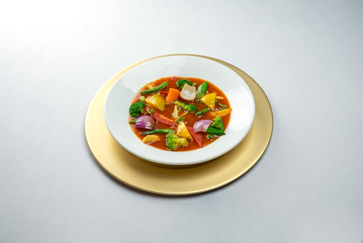 Assorted Vegetables in Schezwan