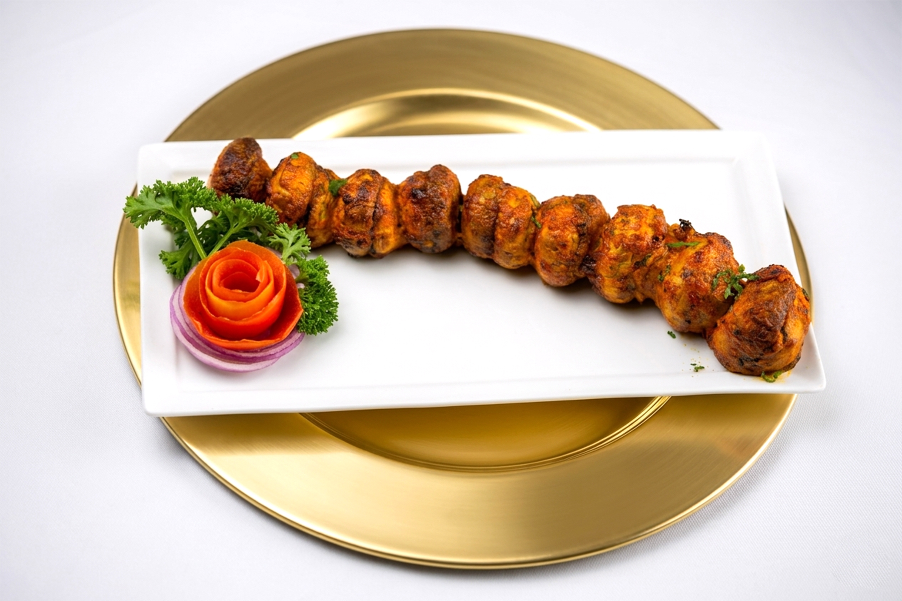 Badshahi Bharwan Khumb ke Kebab