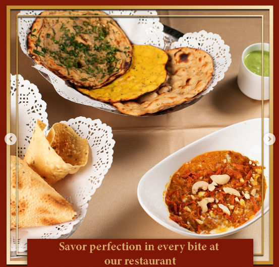Award-Winning Indian Cuisine