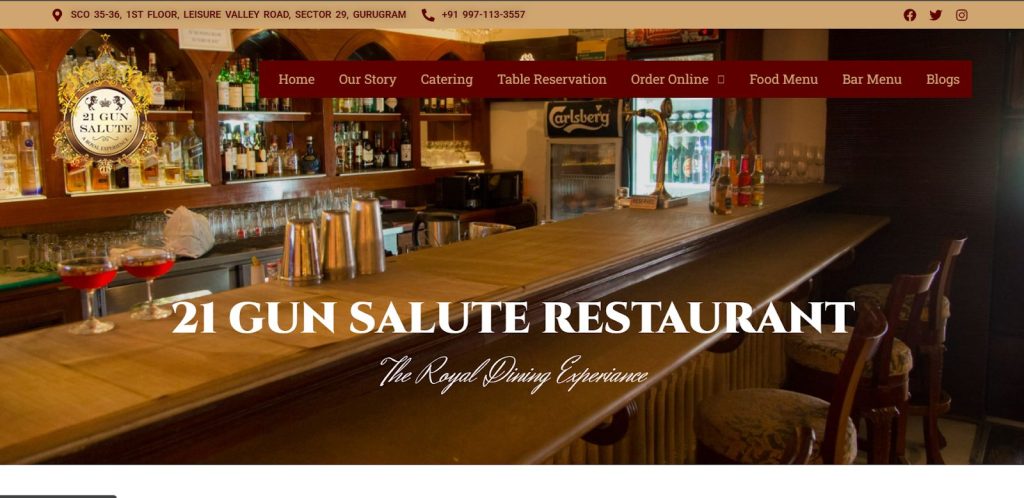 21 Gun salute Restaurant