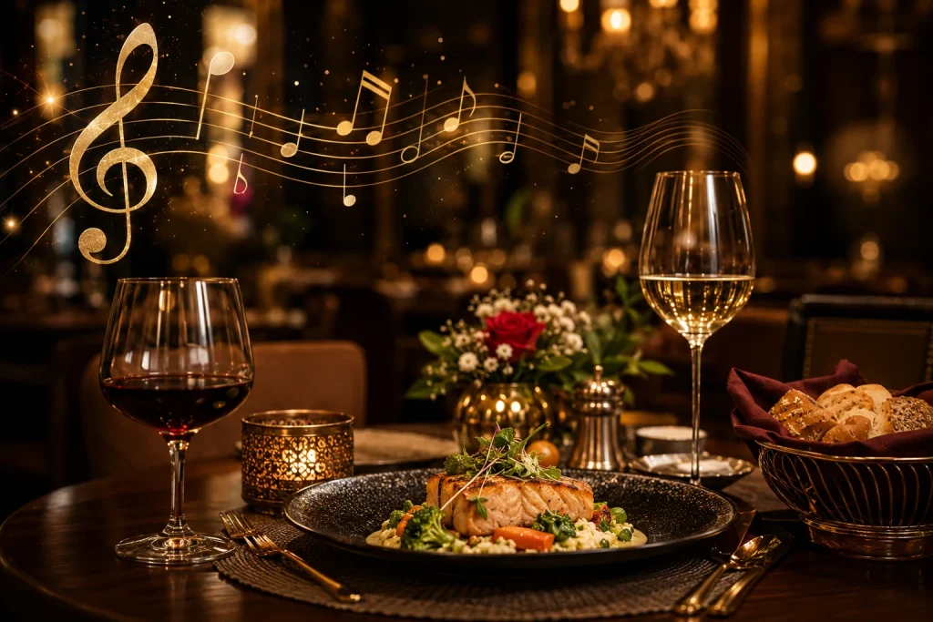 Dining tabel music image